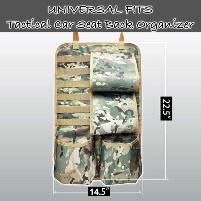 Truck Gun Racks Molle Seat Back Organizer for Vehicle Pickup SUV Car Gun Holder & Tactical Gears Hunting Rifle Storage - Image 3