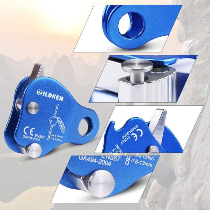 Climbing Ascender Fall Protection Belay Device Climbing Rope Grab for Rock Climbing Mountaineering Tree Arborist Expedition Caving Rescue Aerial Work - Image 4