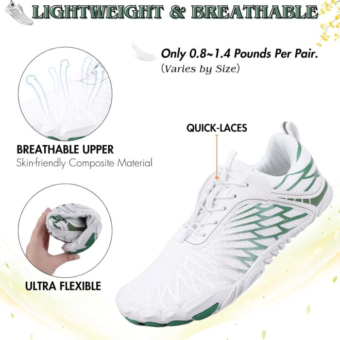 Hike Barefoot Shoes Women Men Minimalist Wide Toe Box Footwear Zero Drop Athletic Cross-Trainer Fashion Sneakers - Image 2