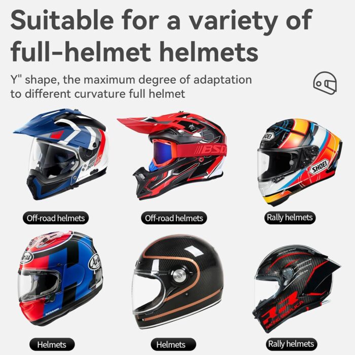 Helmet Mount for GoPro, Motorcycle Chin Strap Attachment with Extension J Hook Dirt Bike Holder Mounting Accessories for Go Pro Max Hero 13 12 11 10 9 8 Insta360 X5 X4 X3 DJI Action 3 4 5 Pro AKASO - Image 4
