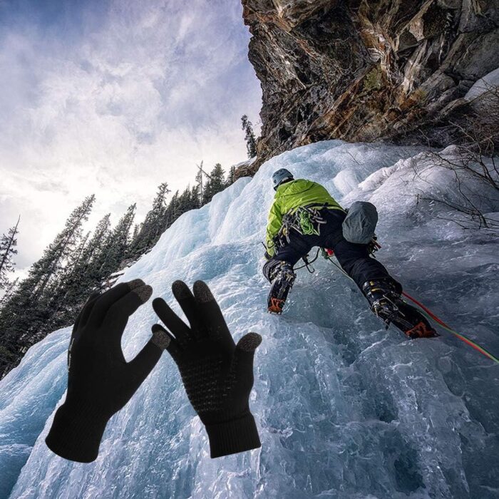 RANDY SUN Waterproof Touch Screen Gloves, Windproof Skiing/Bike/Work/Mountaineering/Hiking Gloves 1 Pair - Image 5