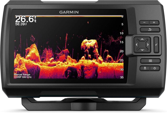 Garmin Striker Vivid 7cv, U.S. with GT20-TM Transducer - Easy-to-Use 7-inch Color Fishfinder and Sonar Transducer, Vivid Scanning Sonar Color Palettes (010-02552-00) - Image 2