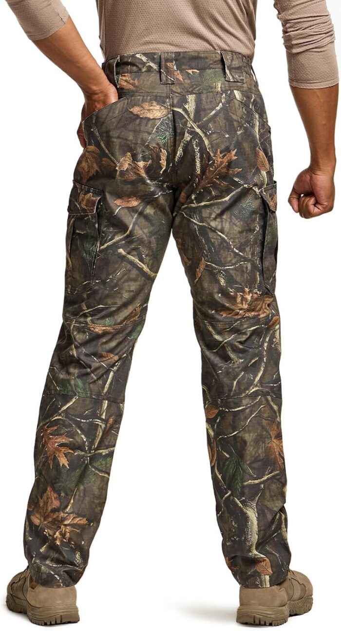 CQR Men's Tactical Pants, Water Resistant Ripstop Cargo Pants, Lightweight EDC Work Hiking Pants, Outdoor Apparel - Image 2