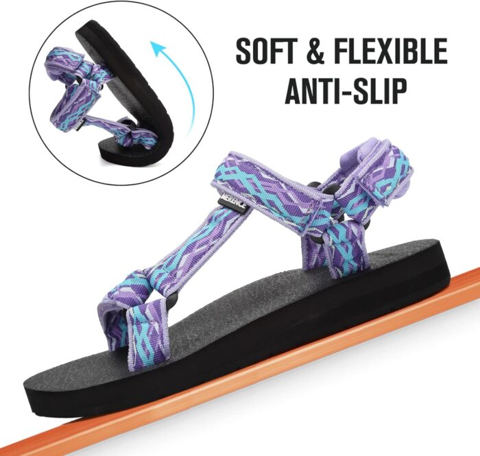 CIOR Women's Sport Sandals Hiking Sandals with Arch Support Yoga Mat Insole Outdoor Light Weight Water Shoes - Image 5