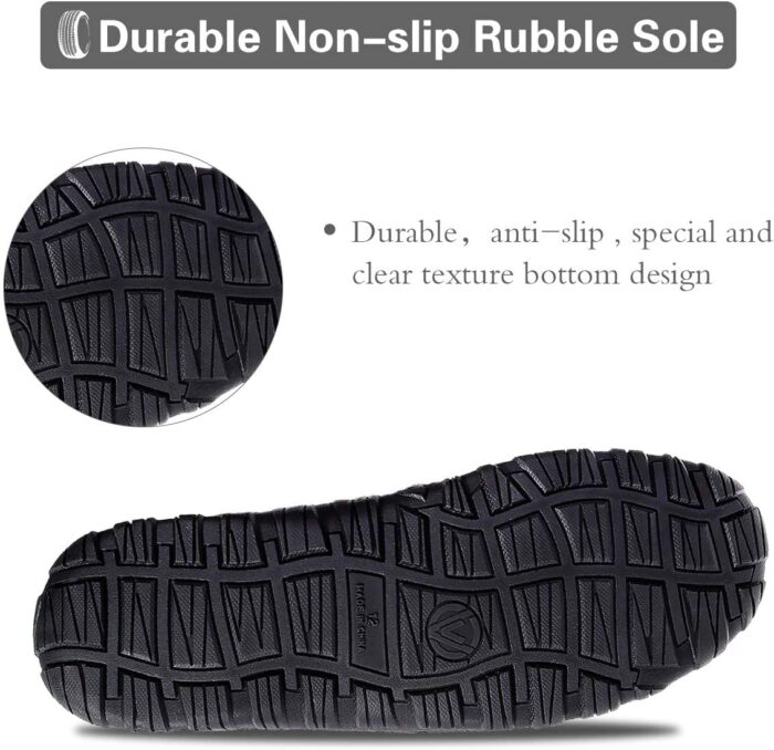 shoeslocker Mens Slippers Microsuede Moccasin Memory Foam House Shoes - Image 4