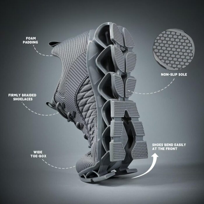 Men's Running Shoes Blade Tennis Walking Casual Fashion Sneakers Breathable Non Slip Gym Sports Work Athletic Trainers - Image 3