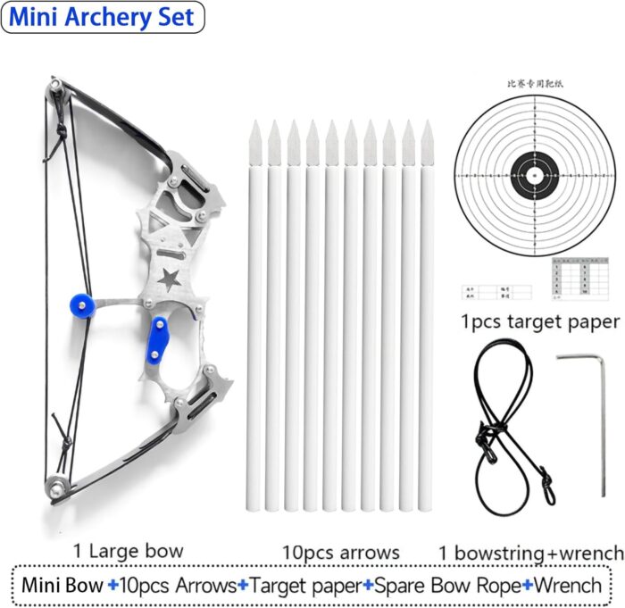 Archery Bow Set Left and Right Hand Compound Bow Hunting Bow Metal Material Catapult RH/LH for Practice Archery - Image 3