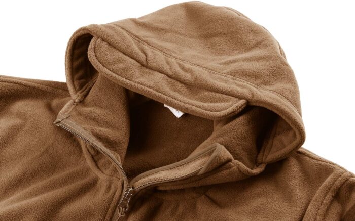 CRYSULLY Men's Military Tactical Sport Warm Fleece Hooded Outdoor Adventure Jacket Coats - Image 2