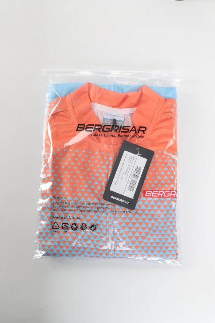 BERGRISAR Men's Cycling Jerseys Short Sleeves Bike Shirt - Image 6
