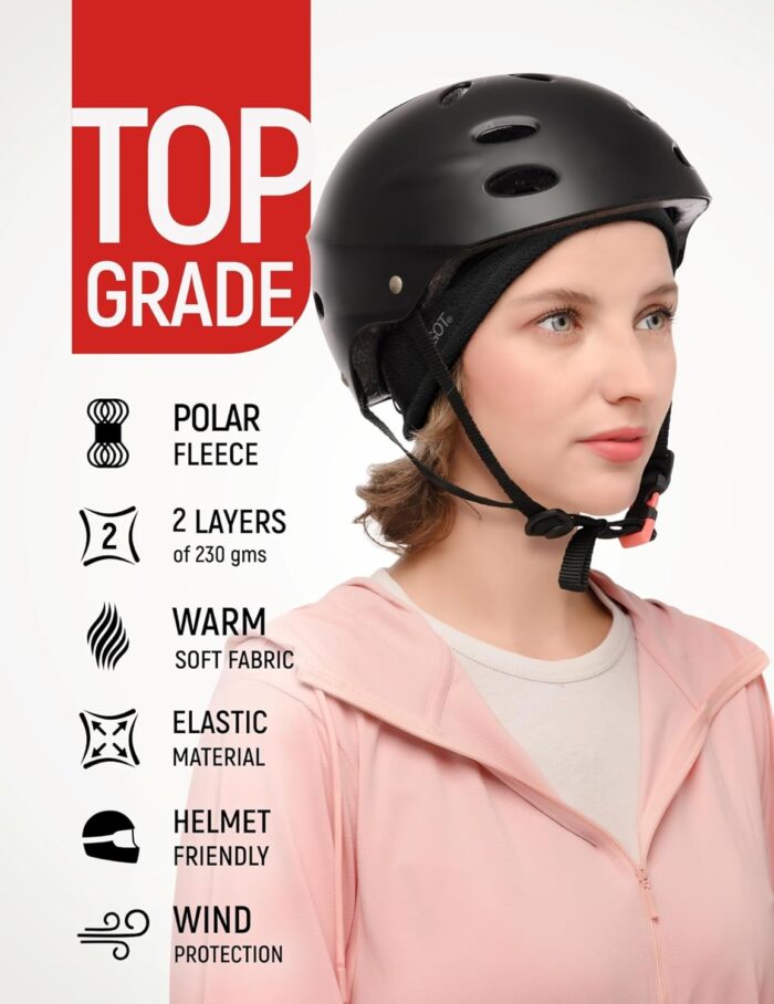 GOT Sports Ear Warmer Headband for Women - Fleece Running Headband Ear Covers for Cold Weather - Ski Cycling Muffs for Winter (Black) - Image 2
