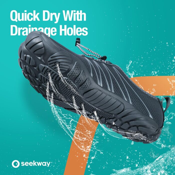 SEEKWAY Water Shoes Men Women Adult Quick-Dry Aqua Sock Barefoot for Beach Swim River Pool Lake Hiking Kayaking Surfing - Image 5