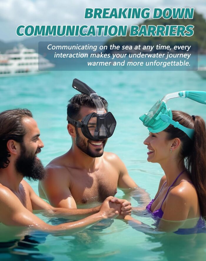 Greatever Half Face Diving Mask, Innovative with Nose Breathing, Comfortable & Breathable Fit,Detachable Breathing Tube,and Home Water Sports - Image 7
