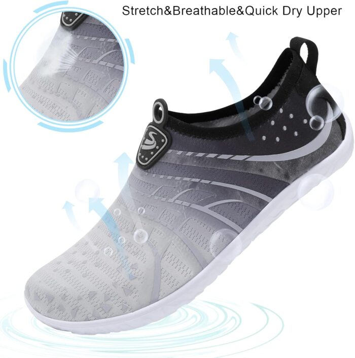 Spesoul Womens and Mens Water Shoes Breathable Quick Dry Soft Barefoot Aqua Socks for Hiking Swim Beach Surf Yoga Sport - Image 4