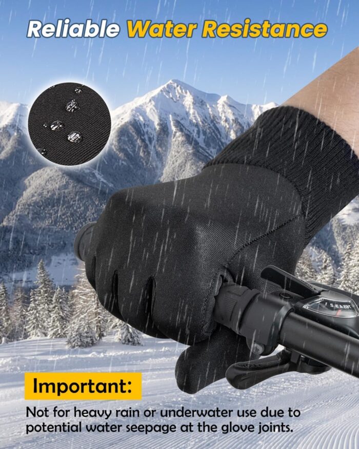 Winter Gloves for Women Running in Cold Weather - Touchscreen Gloves for Bike Hiking - Image 5