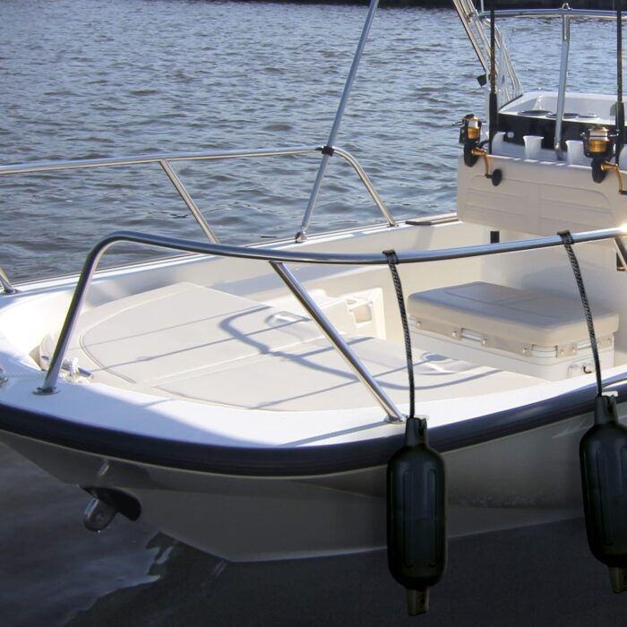 Seachoice Twin Eye Ribbed Boat Fender Kit - Includes a Pair of MFP Fender Lines, Multiple Sizes/Colors - Image 4