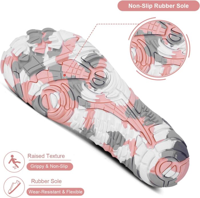 Hike Barefoot Shoes Women Men Non-Slip Healthy Barefoot Shoes Womens Mens Breathable Fashion Trail Rnning Hiking Shoe Womens Mens Wide Toe Zero Drop Shoe - Image 6