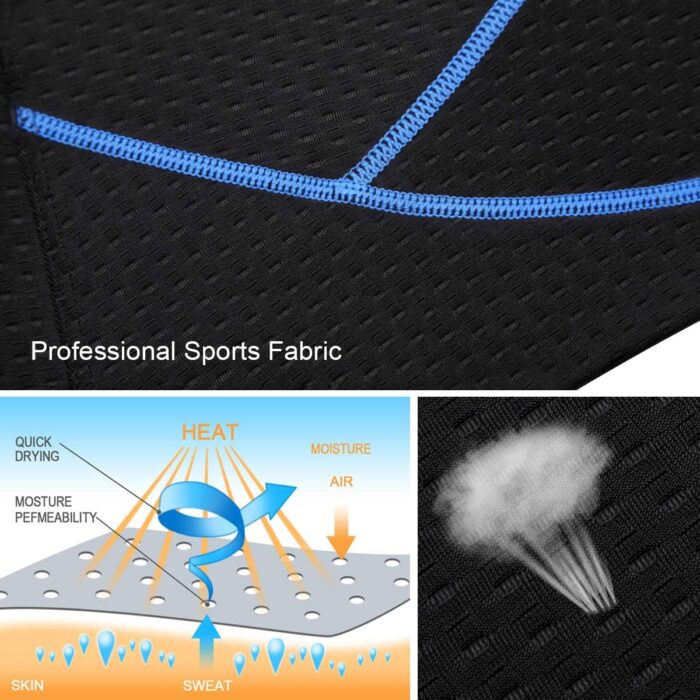 Souke Sports Men's Cycling Underwear Shorts 4D Padded Bike Bicycle MTB Liner Shorts with Anti-Slip Leg Grips - Image 5