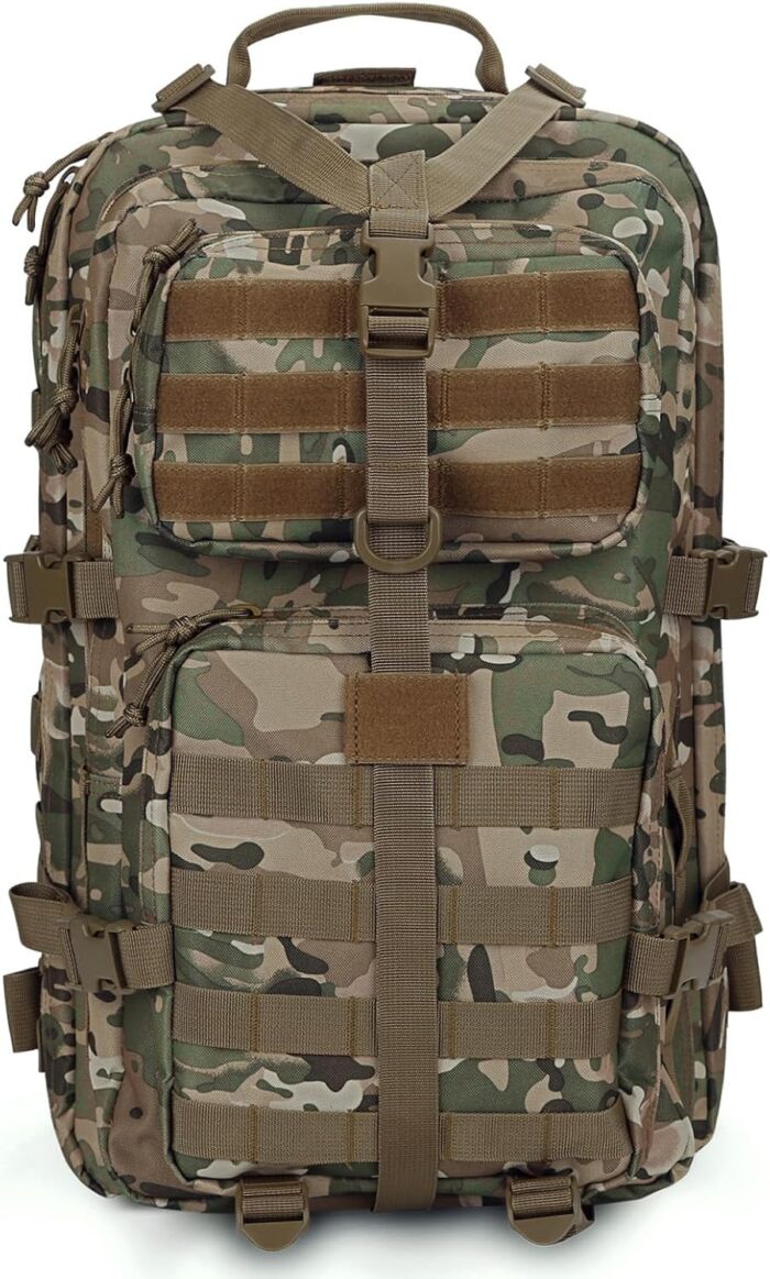 REEBOW GEAR Tactical Backpack for Men Military Tactical Bag Pack Army Molle Survival Bags Backpacks Comouflage - Image 2