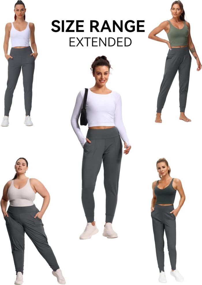 THE GYM PEOPLE Women's Joggers Pants Lightweight Athletic Leggings Tapered Lounge Pants for Workout, Yoga, Running - Image 4