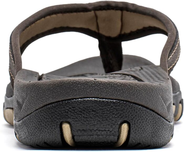 KIIU Mens Thong Sandals Indoor and Outdoor Beach Flip Flop - Image 4