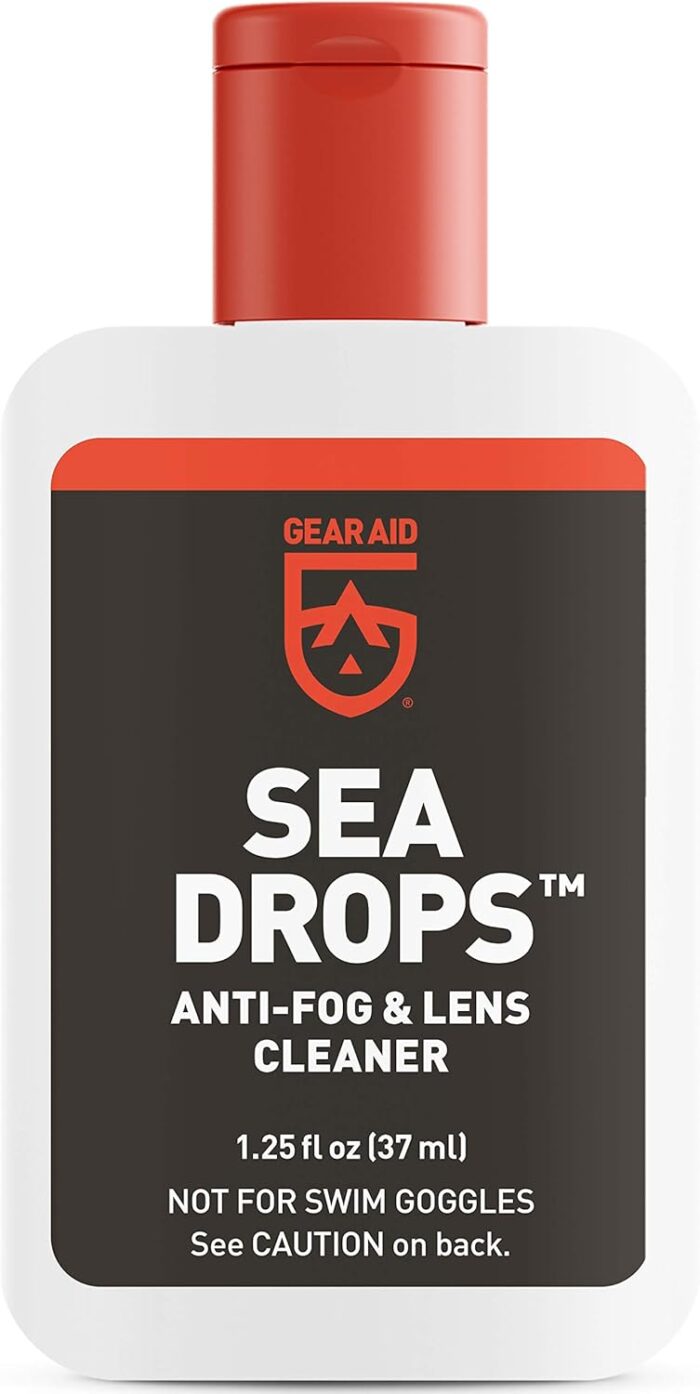 GEAR AID Sea Drops Cleaner and Anti-Fog for Dive and Snorkel Masks, Clears Up Dirty, Foggy Lenses, 1.25 fl oz - Image 2
