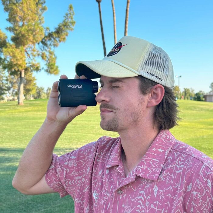 Gogogo Sport Vpro GS03 Laser Golf/Hunting Rangefinder, 1000/1200 Yards Laser Range Finder with 6X Magnification Ultra-Clear View, Lightweight, Slope, Pin-Seeker & Flag-Lock & Vibration - Image 5