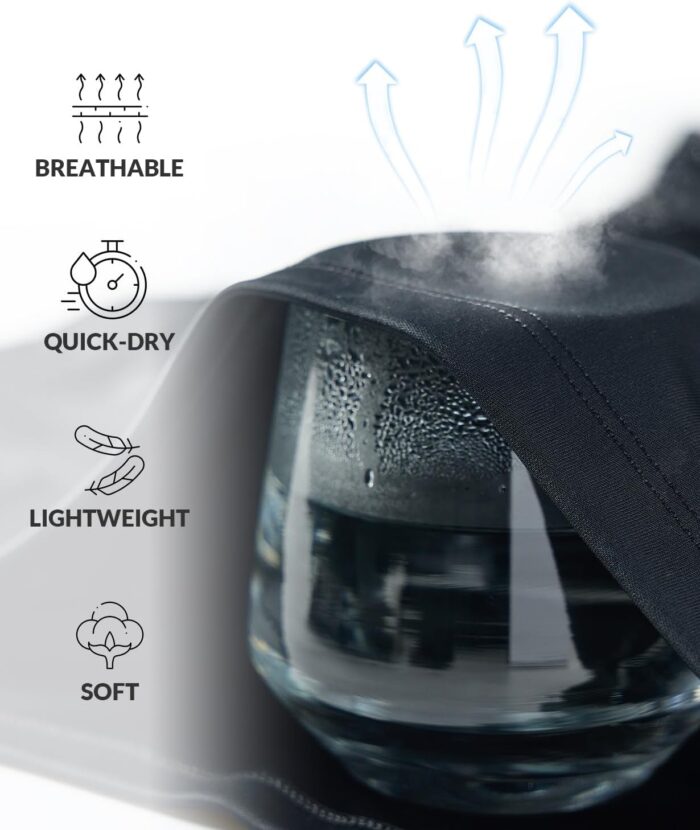 baleaf Men's Mountain Bike Shirts Long Sleeve Loose-fit Cycling Jersey Zipper Pocket UPF 50+ Workout Hiking Athletic Running - Image 5