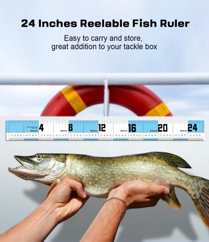 Pro Fishing Gear and Equipment Tools Accessories Kit with Fishing Pliers Fillet Knife Scissors Fish Lip Gripper Fish Ruler Fishing Gifts for Men Saltwater Fishing Fly Fishing Ice Fishing - Image 7