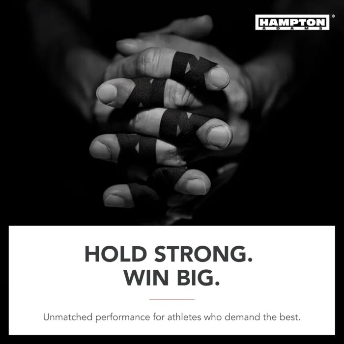 Hampton Adams | As Seen on Shark Tank | Pro Finger Tape (8-Pack) | for BJJ Bouldering Crossfit Weightlift | Non-Slip Extreme Quality No-Fray Climbing Tape | Extended Wear Super Strong Adhesive - Image 6