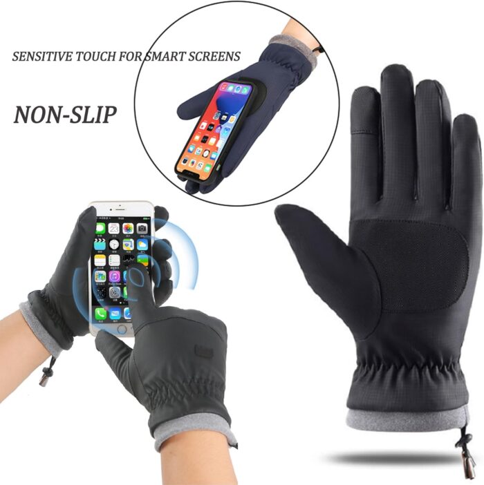 Cold-Weather-Motorcycle-Gloves-Outdoor-Sports-Snow-Ski-Mittens for Men