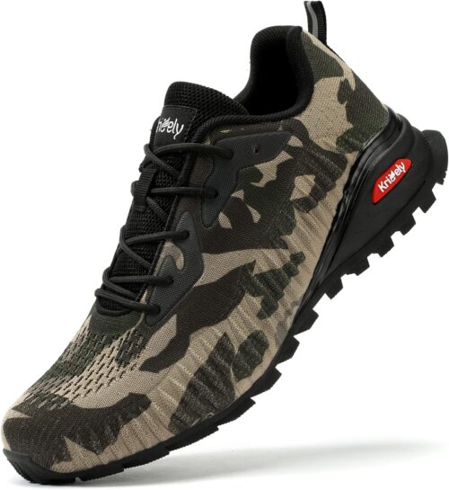 Men's Fashion Sneakers Lightweight Breathable Walking Shoes Tennis Cross Training Shoe Non Slip Trail Running Shoes