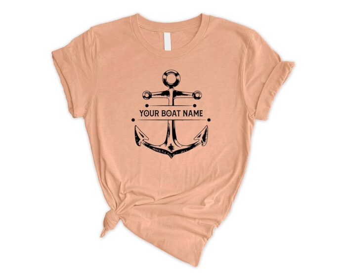 Personalized Boat Name Shirt, Boat Shirt, Gift For Boat, Boating, Customized Boat Name Shirt, Cruise Shirt, Boat Tee - Image 4