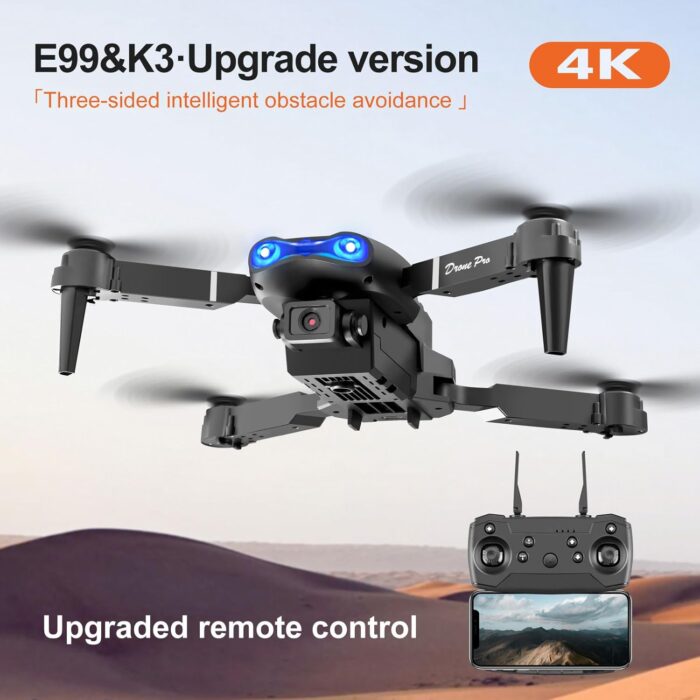 FPV Drone with 4K Dual HD Cameras Upgraded Version RC Quadcopter - Image 3