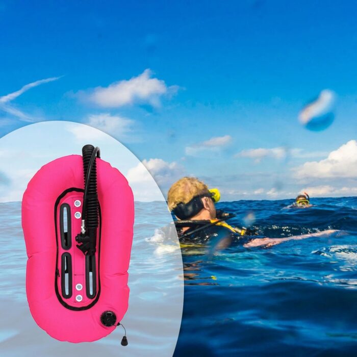 Diving Snorkeling Donut Wing Single Tank,Scuba BCD Set Accessory,BCD Buoyancy Compensator,for Underwater,Outdoor,Snorkeling - Image 4