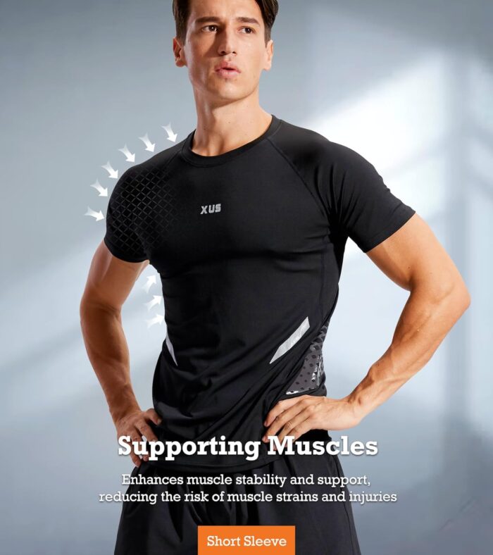 BOOMCOOL 5PCS Workout Sets incluir Compression Shirt Pants Hoodie Jacket for Men outdoor sports running indoor fitness - Image 2