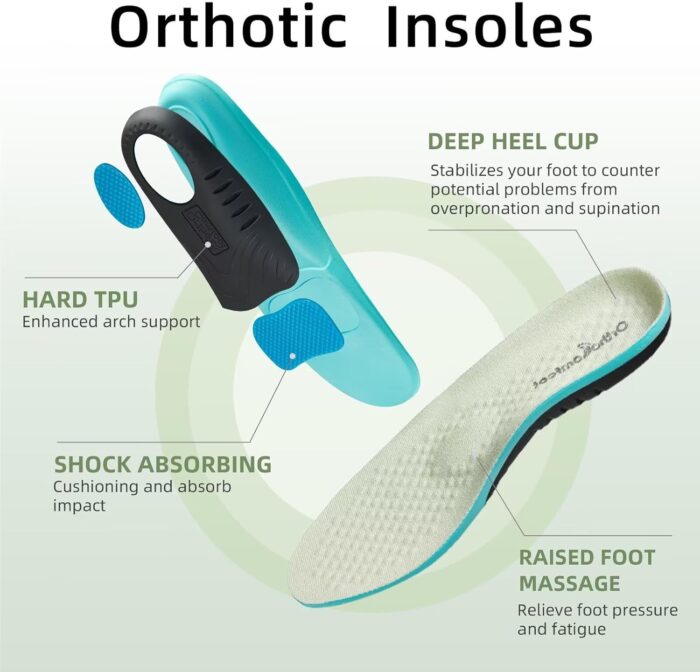 OrthoComfoot Women's Orthopedic Slip-On Loafers Walking Shoes: Comfortable Arch Suppor Slippers for Plantar Fasciitis, Casual Soft Orthotic Shoes for Foot and Heel Pain Relief - Image 5