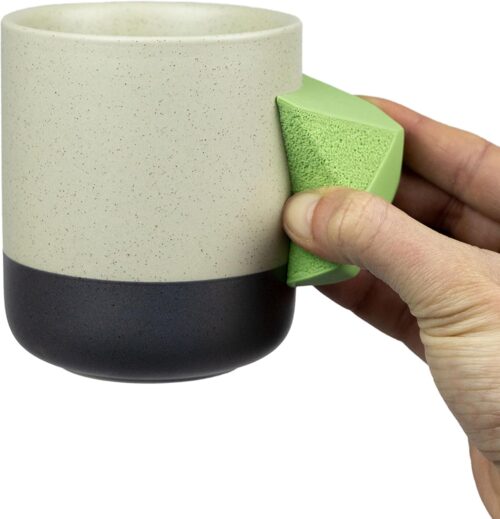 Climbing Mug Evo, Pinch Mug for Rock Climbers and Boulderers, Indoor Bouldering Grip Cup, Unique Gift, Green