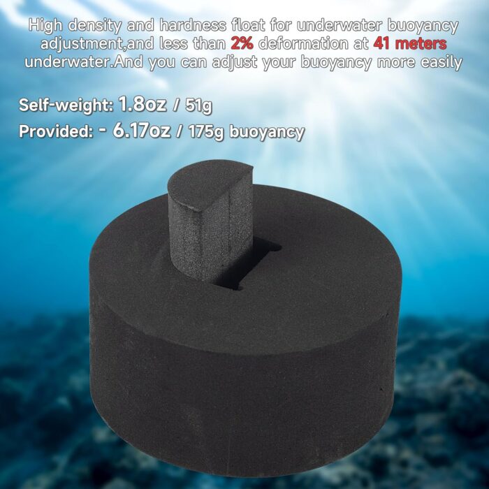 4Pcs Underwater Camera Buoyancy Float Kits, Buoyancy Provided 175g*4, Diameter 3.15", Thickness 1.5", Aquatic Arm Float Kit for Seafrogs/nitescuba/Starbea Floating Arms Diving Tray - Image 5