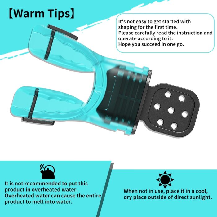 Moldable Scuba Diving Mouthpiece, TPE Snorkel Mouthpiece Regulator Replacement, Fits Scuba Equipment Standard Regulators Scuba Diving Accessories, Shapable Customized Mouthpiece Bite - Image 6