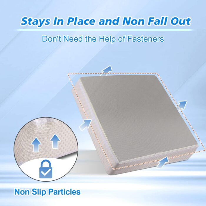 Safoner Waterproof RV Vent Insulator and Skylight Cover with Reflective Surface, Fits Standard RV Vents- 14x14 Inch (1 Pack) - Image 3