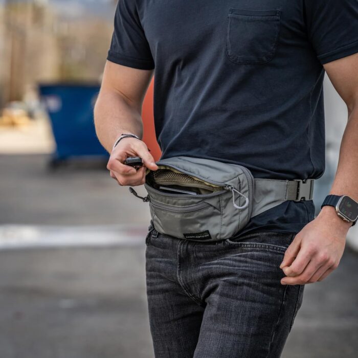 Eberlestock Bando Bag - Tactical Men's Fanny Pack w/Adjustable Waist Belt, Zippered Pockets, Compact Lightweight Belt Bag - Image 2