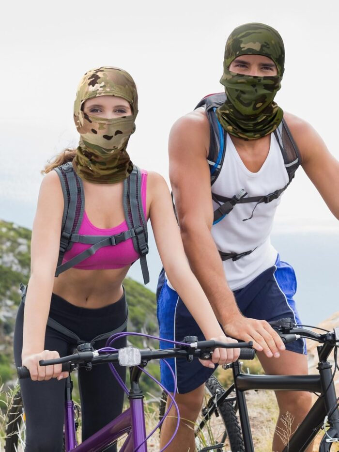 Blulu 3 Pieces Camo Balaclava Ski Mask Camo Face Mask Sun Dust Protection Full Face Cover Hunting Balaclava for Outdoor - Image 6