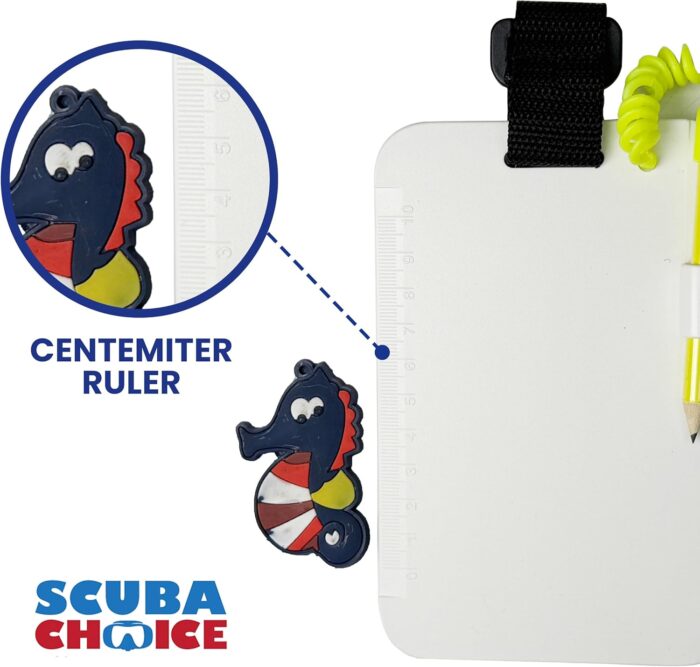 Scuba Choice 6" x 4" Diving Slate with Clip & Graphite Pencil – Waterproof Reusable Underwater Writing Pad for Scuba Diving, Snorkeling, Freediving and Diving Lessons - Image 6