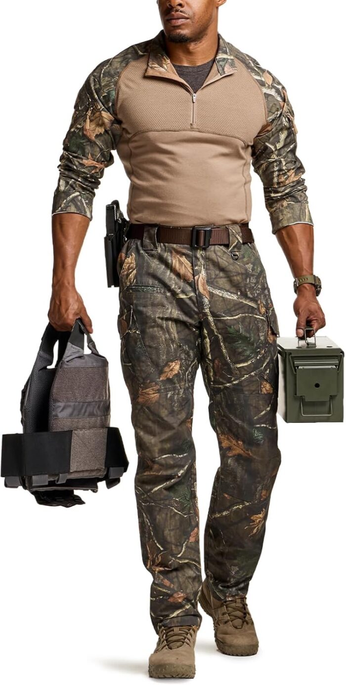 CQR Men's Tactical Pants, Water Resistant Ripstop Cargo Pants, Lightweight EDC Work Hiking Pants, Outdoor Apparel - Image 9