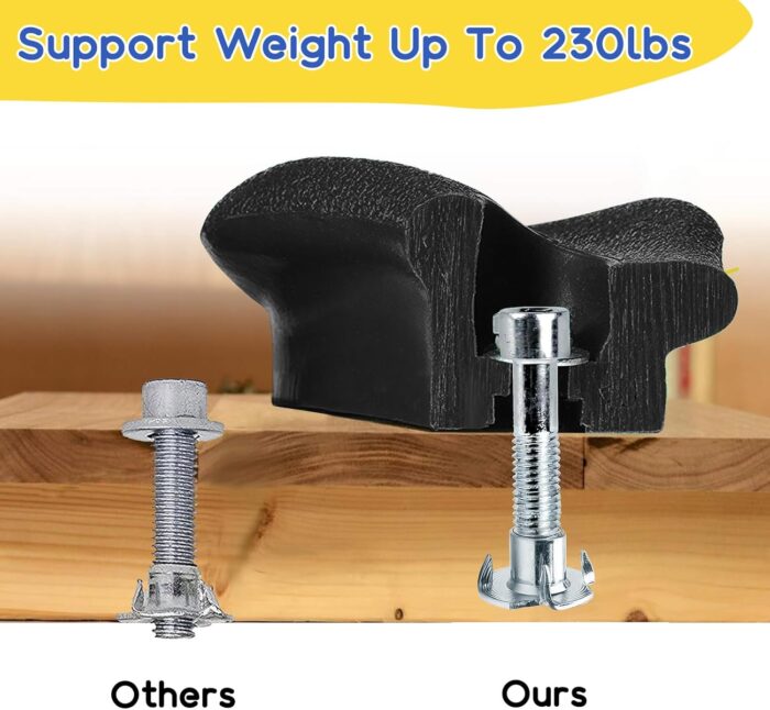 10PCS Rock Climbing Holds for Kids Climber,𝗘𝘅𝘁𝗿𝗮 𝗟𝗮𝗿𝗴𝗲 Adult Rock Climbing Stones,Indoor and Outdoor Rock Wall Climbing Kit with Mounting Hardware for Playground PlaySet Building - Image 3