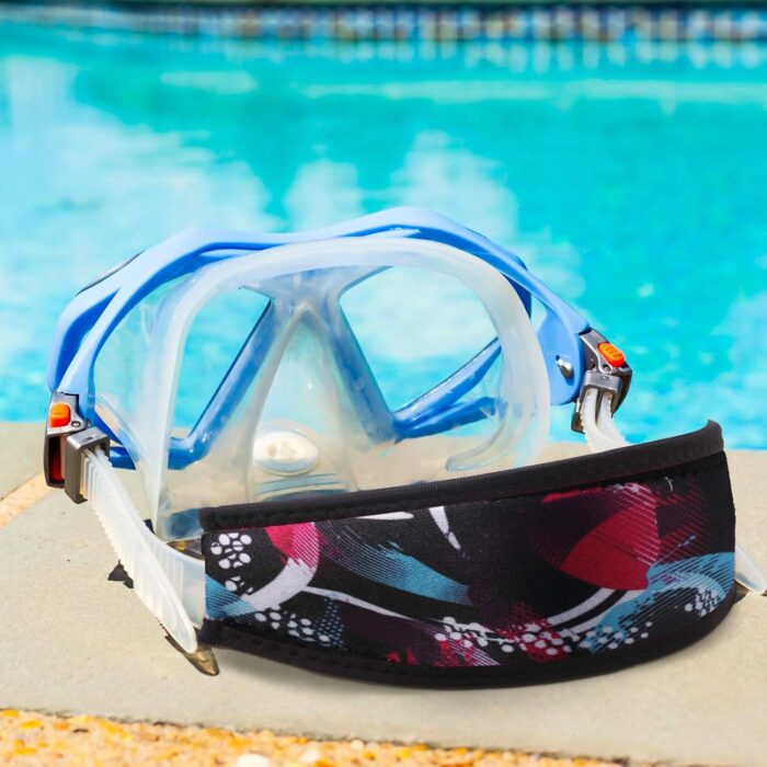 Skylety 3 Pieces Mask Strap Cover Dive Strap Cover Scuba Comfortable and Non Slip Diving Wrapping Strap for Dive and Snorkel Masks Water Sports - Image 6