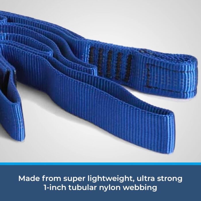 Rock-N-Rescue Climbing Etrier - Lightweight Nylon Step Ladder, Bouldering and Rock Climbing Accessories, Firefighting and Rescue Gear - Image 3