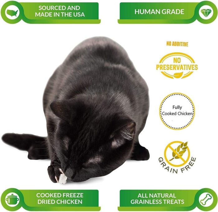 LIFE ESSENTIALS BY CAT-MAN-DOO All Natural Freeze Dried Chicken Crushed Sprinkles Powder for Dogs & Cats - No Fillers, Preservatives, or Additives - No Grain Tasty Treat - Image 3