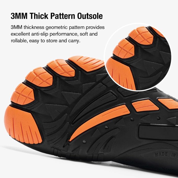 HIITAVE Men Barefoot Water Shoes Beach Aqua Socks Quick Dry for Outdoor Sport Hiking Swiming Surfing - Image 3