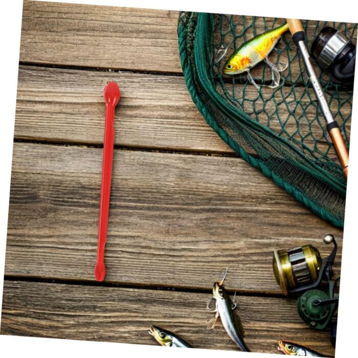 VICASKY 10pcs Hook Remover Plastic Fishing Hook Disgorger Mountaineering Accessories Plastic Swivel Hook Camping Rope Buckle Mini Hanging Buckle Fishing Tools Camping Hanging Hook Pp Red - Image 5
